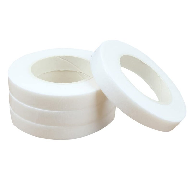 JFFX 4 Rolls Floral Tape 1/2" Wide 30 Yards Floral Tapes for Bouquet Stem Wrap and Flowers Making Craft Projects and Wedding (White) - Image 5